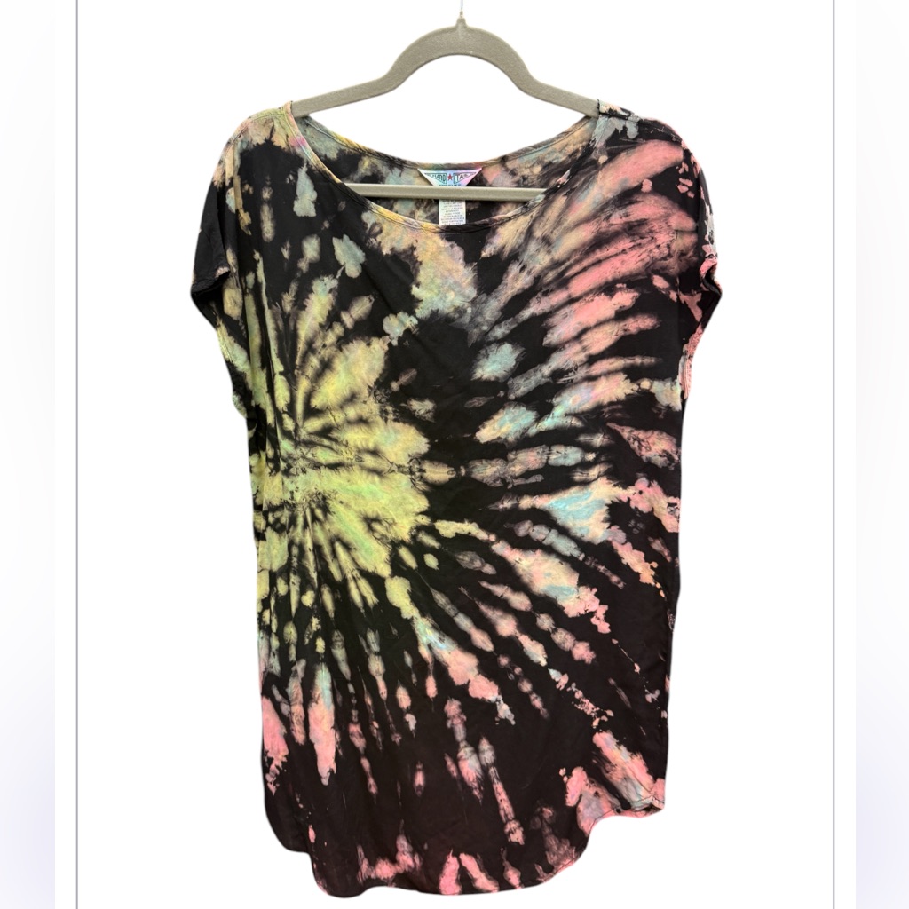 Hard Tail Tie Dye Short Sleeve Tunic